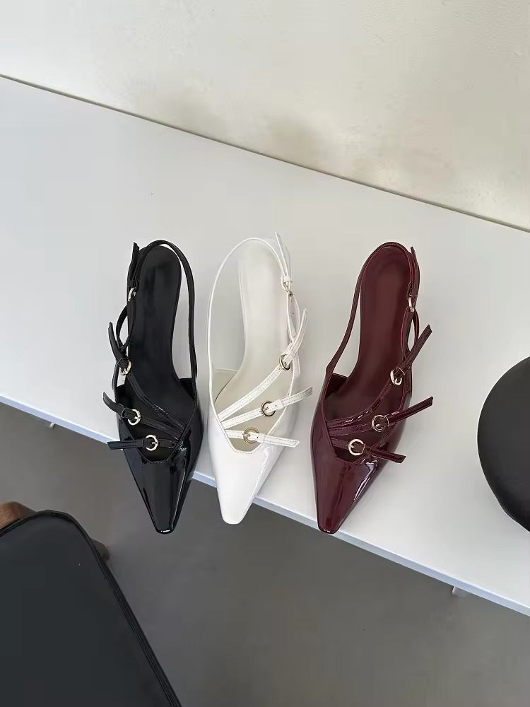 BURGUNDY Heels